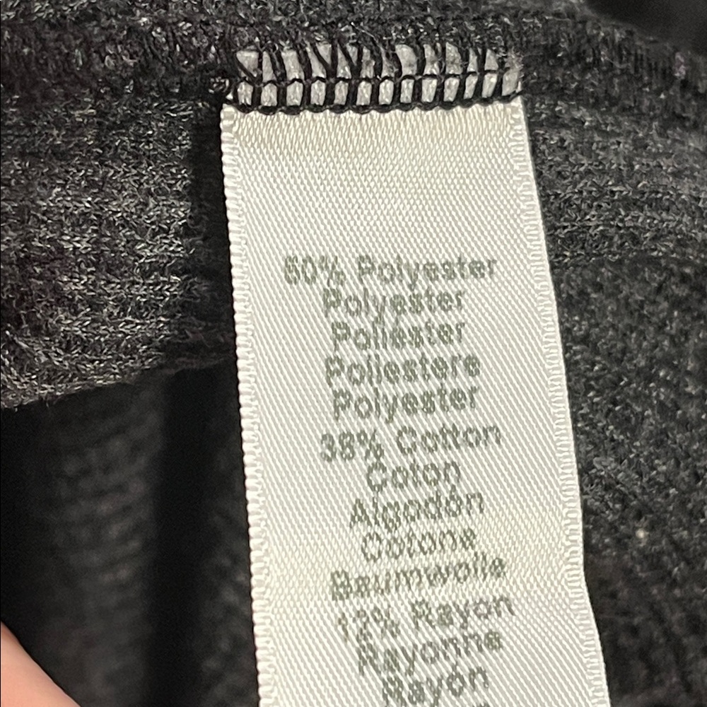 Michael Stars M Ilia Ruched Tie Maxi Thermal 0375 Stretch medium charcoal gray - Picture 3 of 10